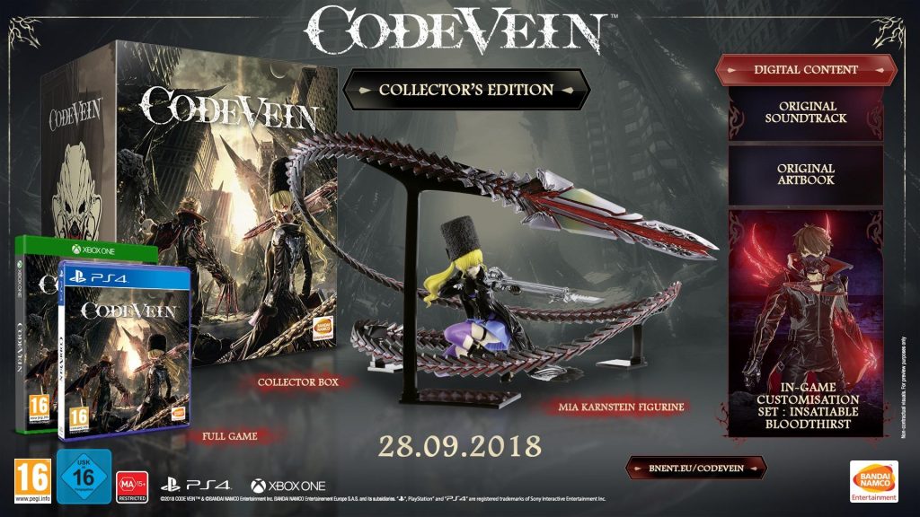 Code Vein gets a release date and Collector’s Edition