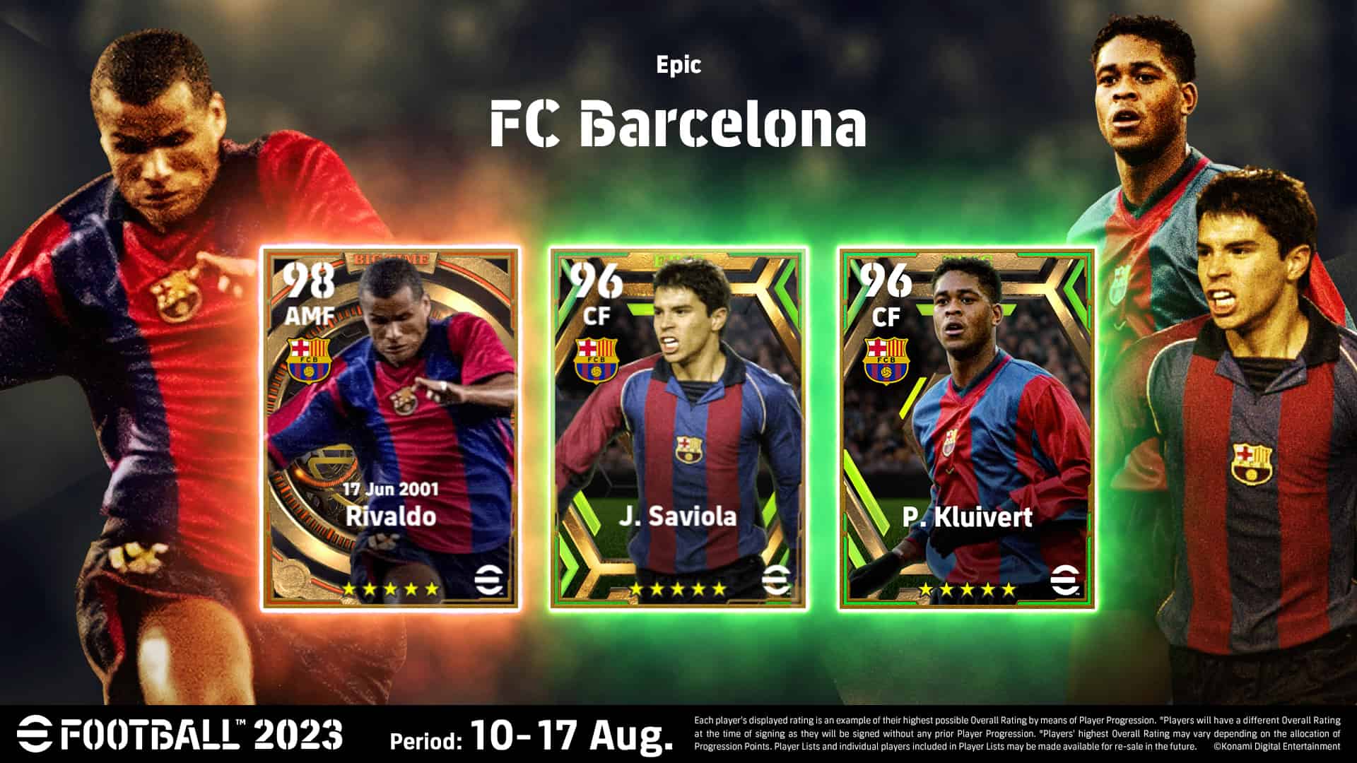 efootball 2024 konami barcelona epic legends