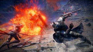 Elden Ring Nightreign classes: two Nightfarers fighting an enemy.