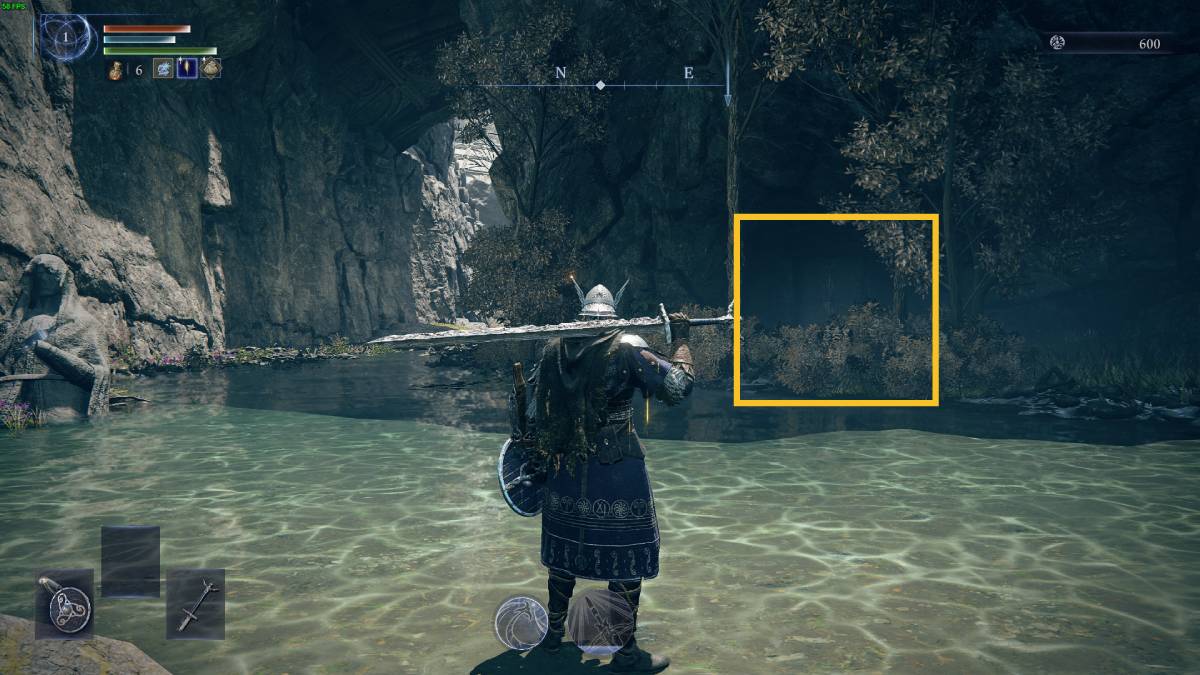 Elden Ring Nightreign Cord End: Wylder in the river near the Castle.