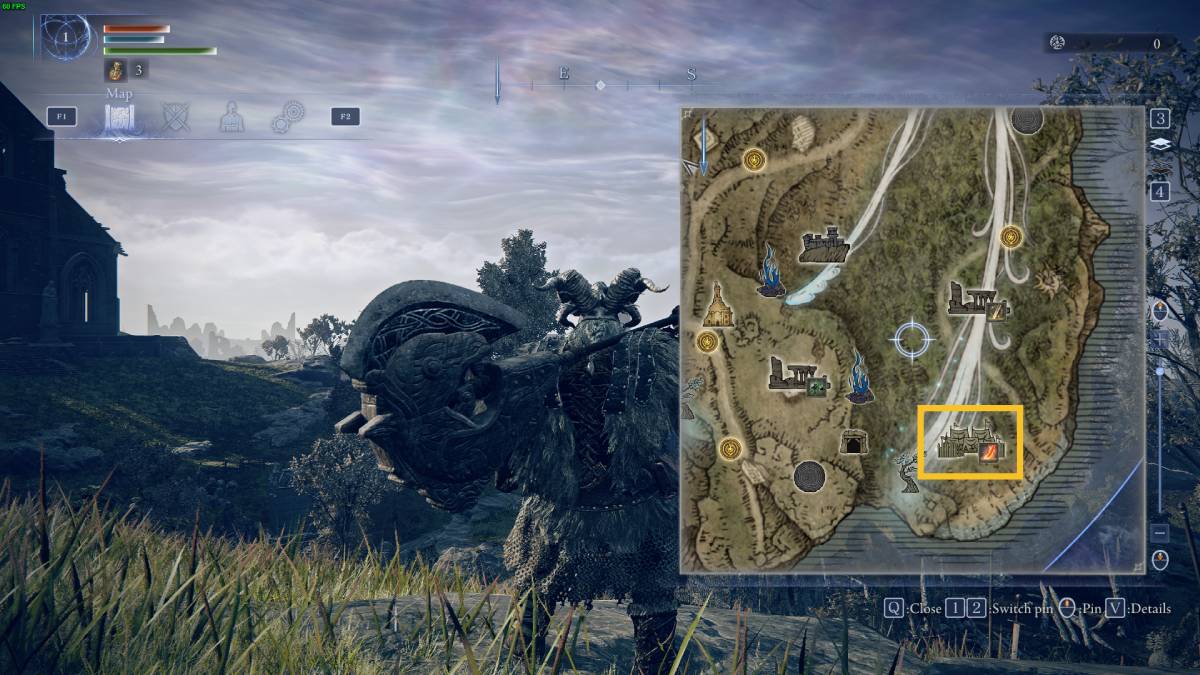 Elden Ring Nightreign Limveld map: Encampments.