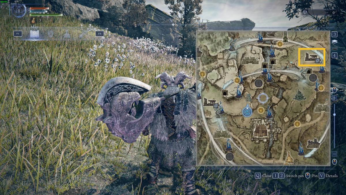 Elden Ring Nightreign Limveld map: Ruins.