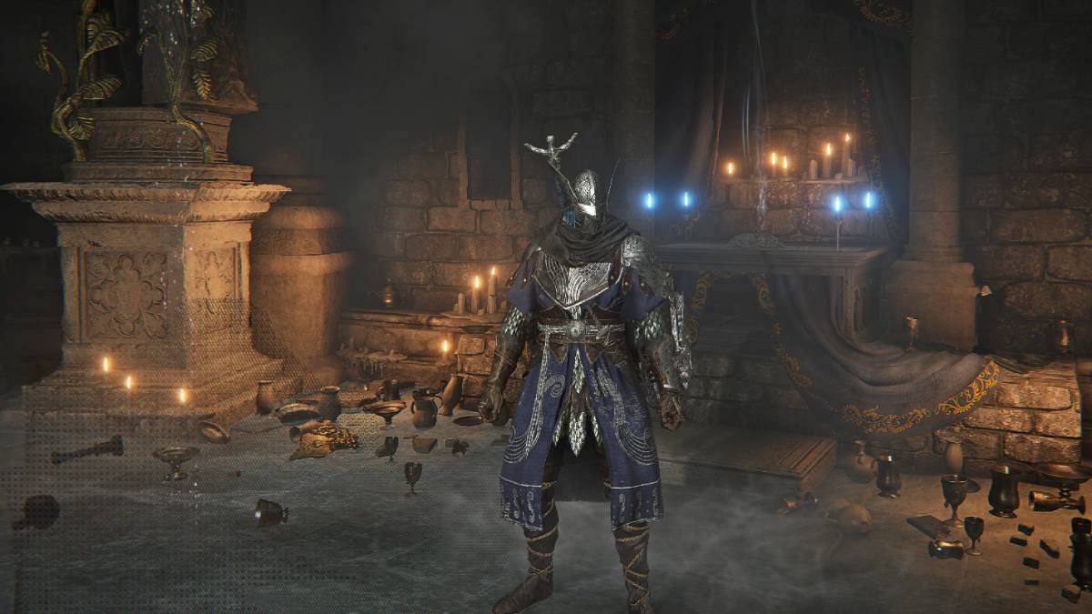 Elden Ring Nightreign sell relics: Wylder by the Relic Rite altar in the Roundtable Hold.