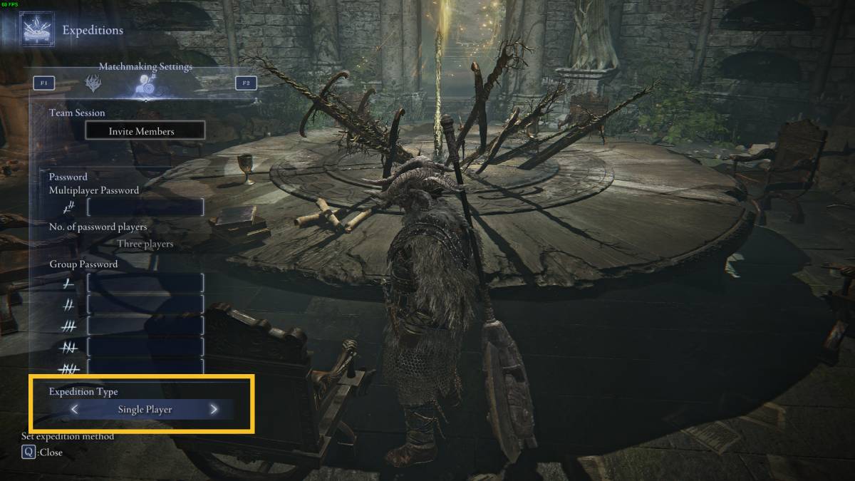 Elden Ring Nightreign single player Expeditions: Nightfarer in the Roundtable Hold.