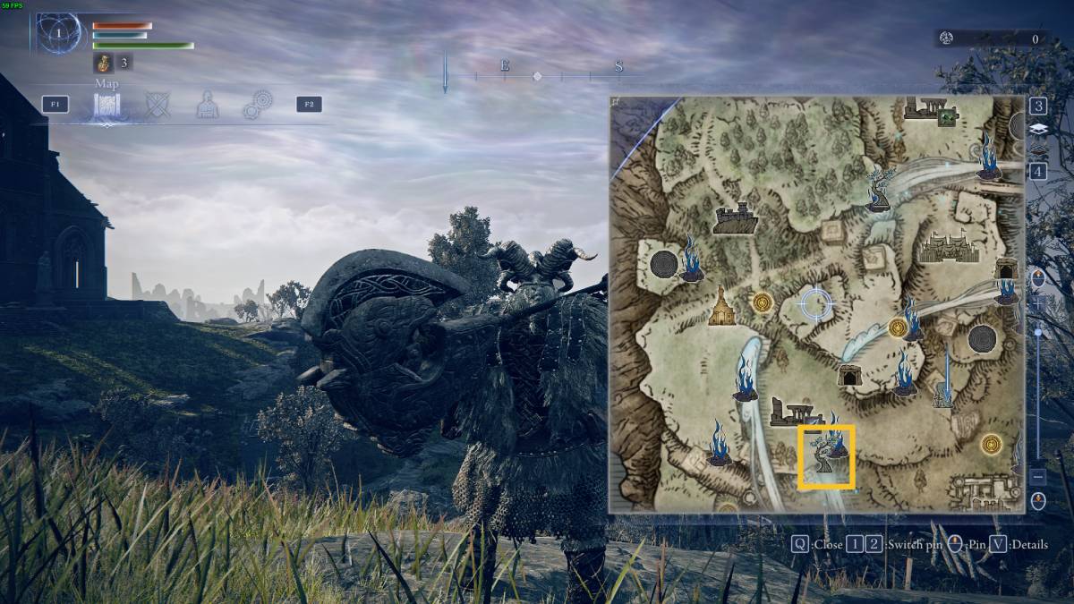 Elden Ring Nightreign Limveld map: Spectral Hawk.