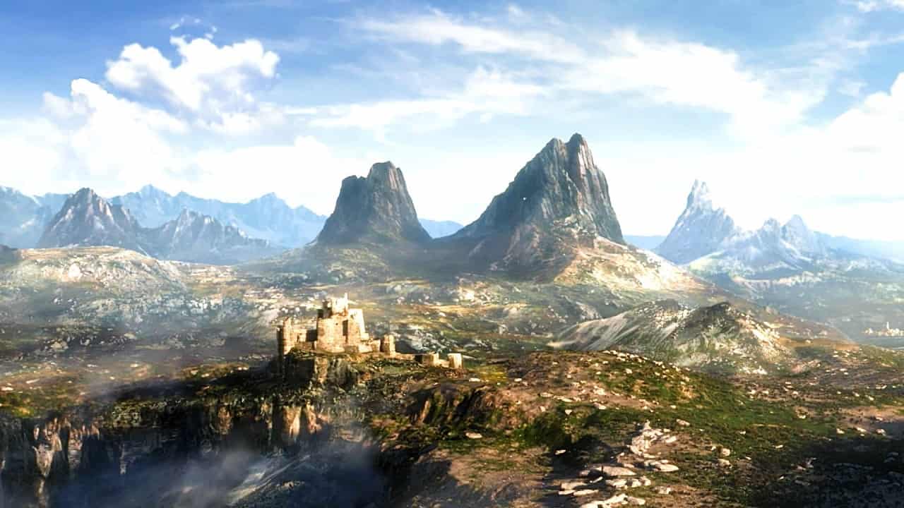 The Elder Scrolls 6 release date: An image from the announcement trailer of the game.