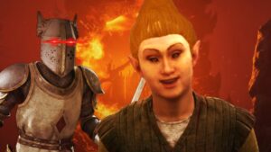 The Elder Scrolls IV: Oblivion Remastered Adoring Fan and glowing eyes Knight