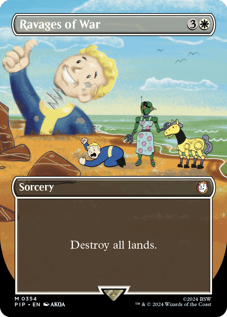 Fallout 4 - devastation of war.