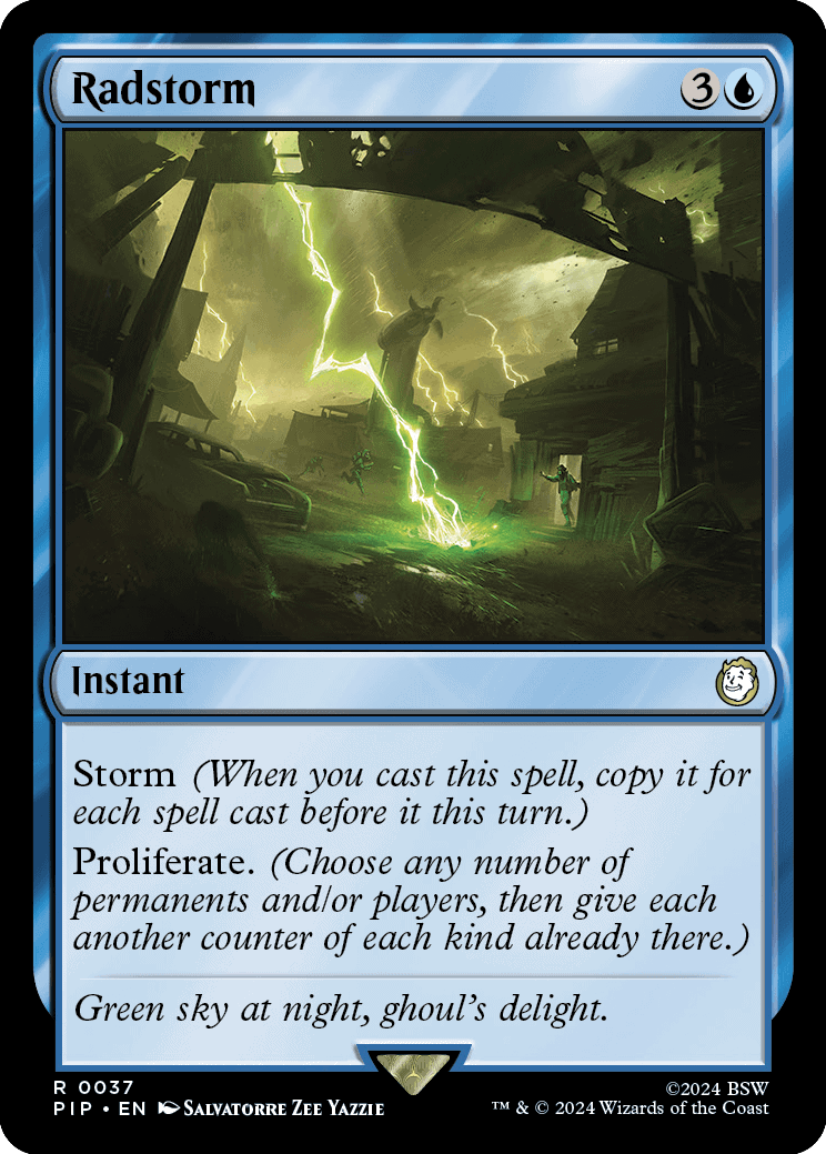 Experience the chaotic energy of a Radstorm in this thrilling game inspired by Magic: The Gathering. Embark on an epic journey filled with surprises and challenges. (Keywords: MTG)