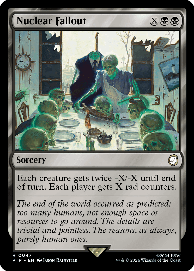 Check out this new MTG card for nuclear fallout in the latest spoilers!