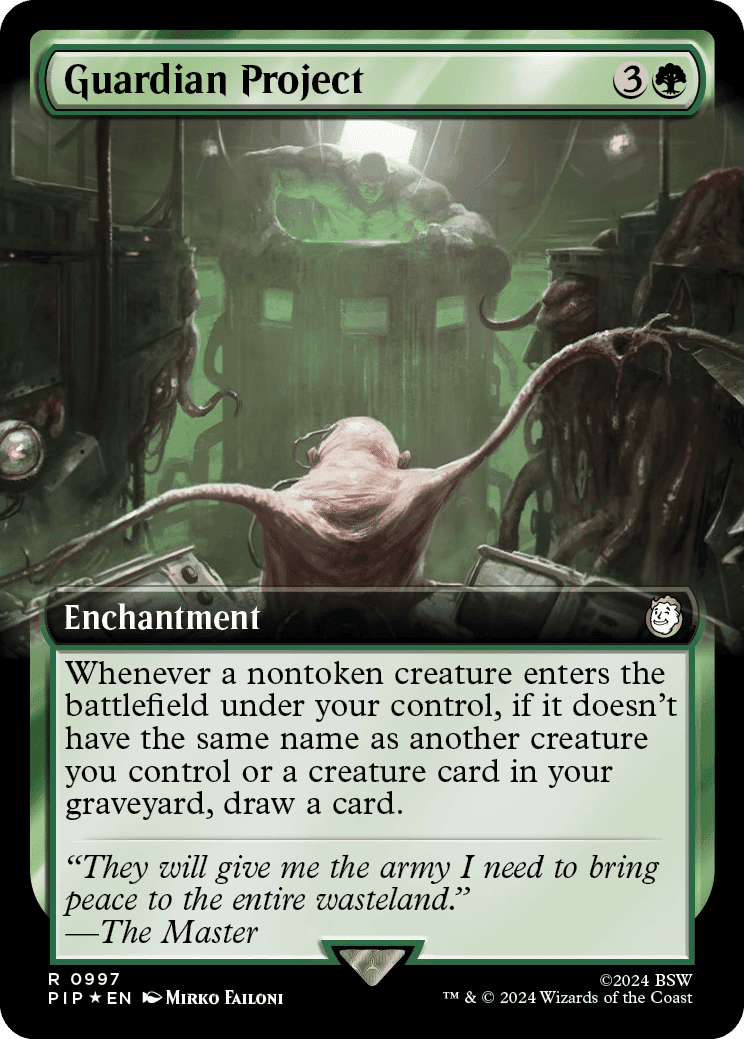 Check out the latest MTG Guardian project card revealed in the Fallout spoilers!