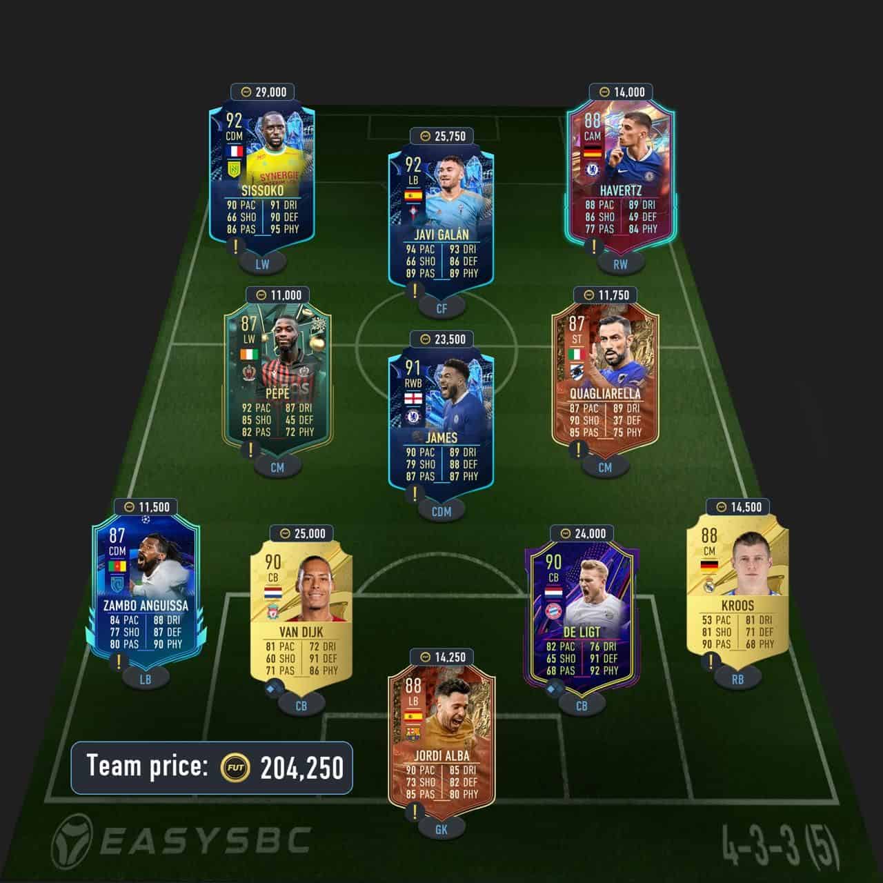 eusebio fut birthday icon sbc fifa 23 solution 90-rated squad
