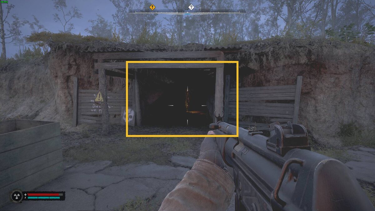 Stalker 2 artifact locations: Stalker near an anomaly.