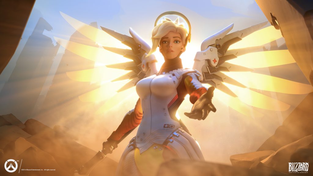 Blizzard might have realised Mercy is a bit overpowered in Overwatch now