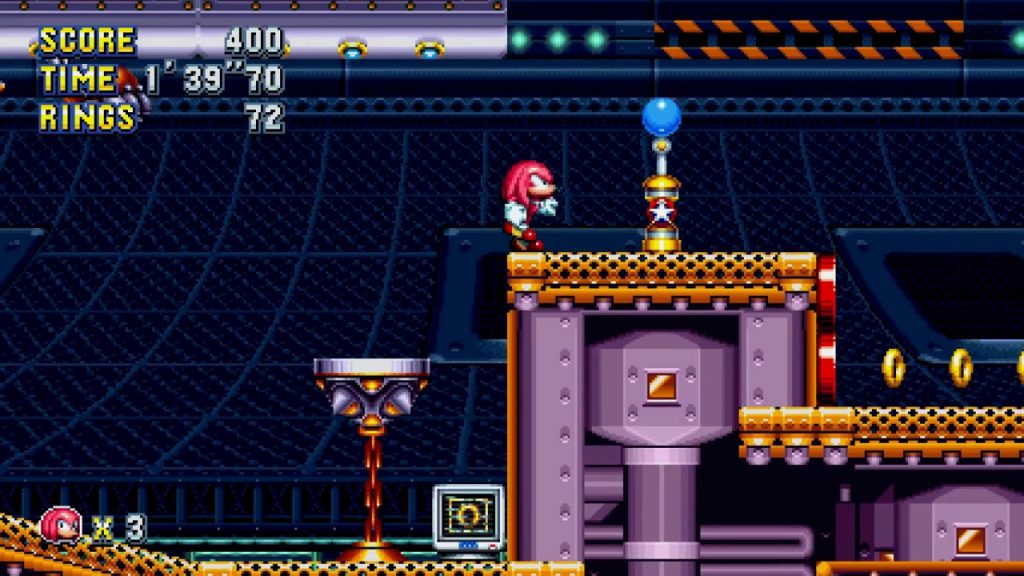 New Sonic Mania gameplay shows Knuckles the Echidna wrecking lads