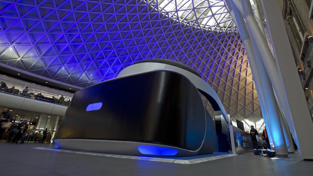‘Flipping massive’ PlayStation VR erected in London