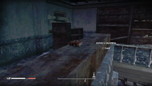 Image of the book Dove's Dilemma in Fallout London, previously hidden under a box.