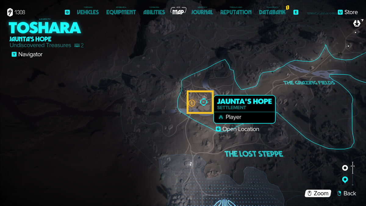 Star Wars Holodrama locations: Kay exploring Toshara.