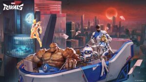 Fantastic Four Key Art Marvel Rivals