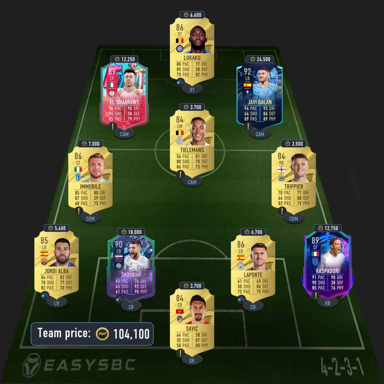 fati premium futties sbc solution fifa 23 barcelona