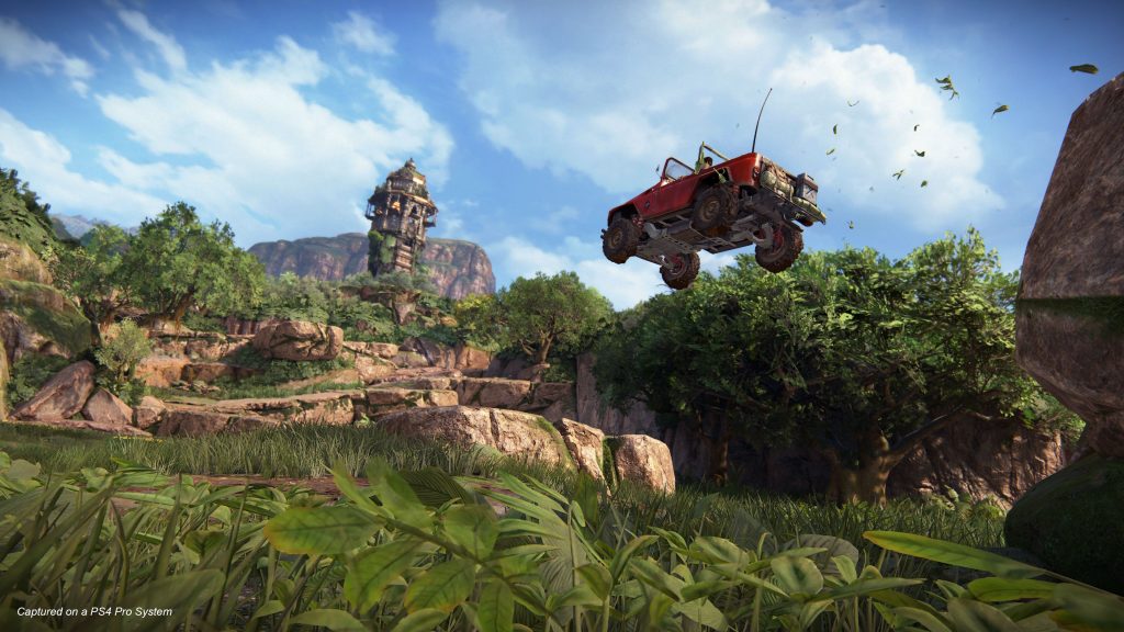 Uncharted: The Lost Legacy gameplay explores the Western Ghats