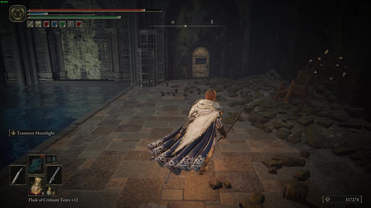 Elden Ring Shadow of the Erdtree Prayer Room Key: Tarnished and Fireknight Tarnished in front of the prayer room.