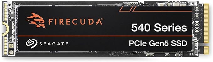 Seagate FireCuda 540 SSD.