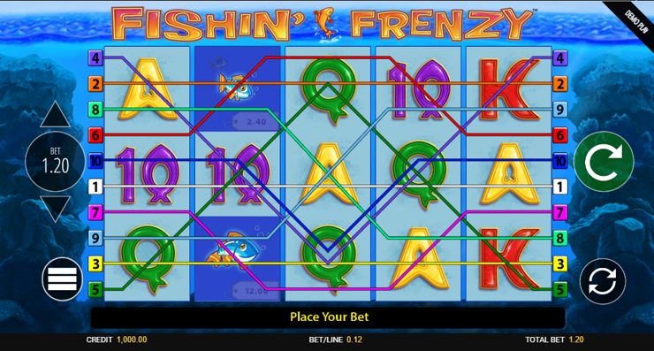 Fishin frenzy slot gameplay review at Reel Time GAming
