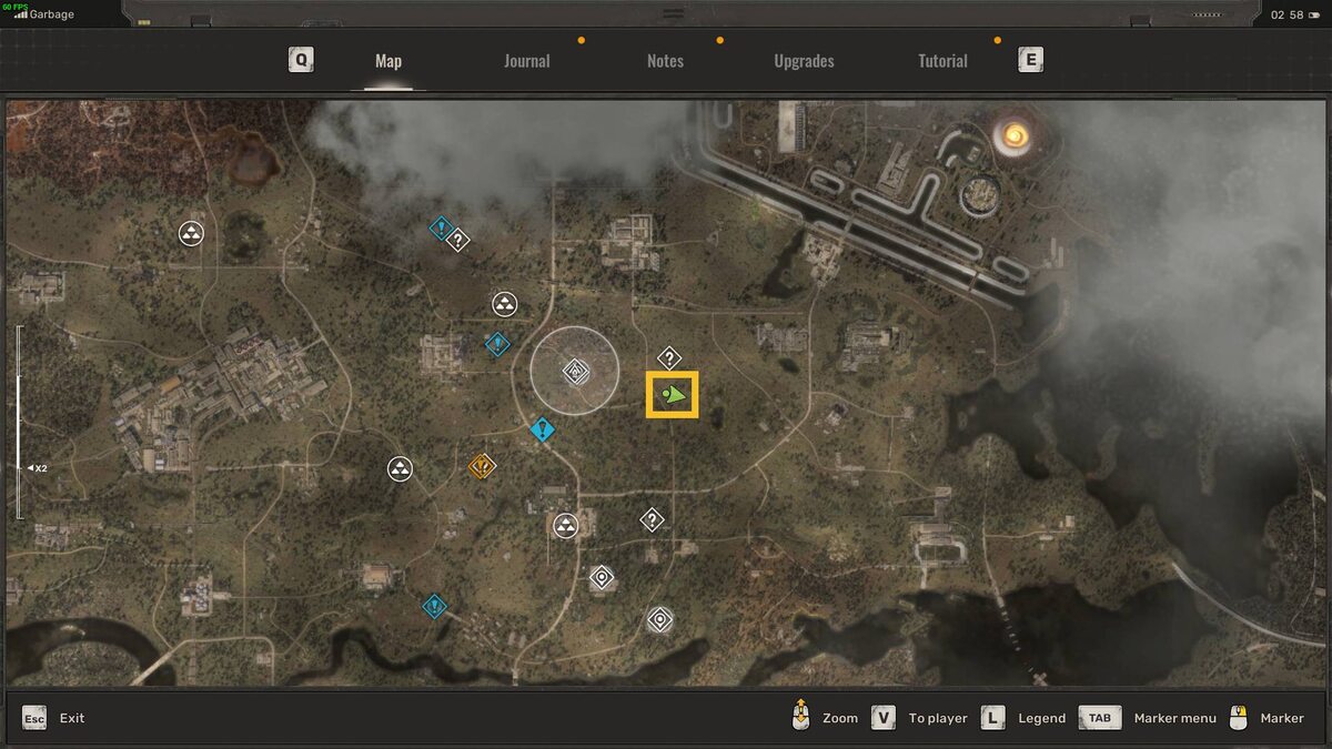 Stalker 2 artifact locations: map.