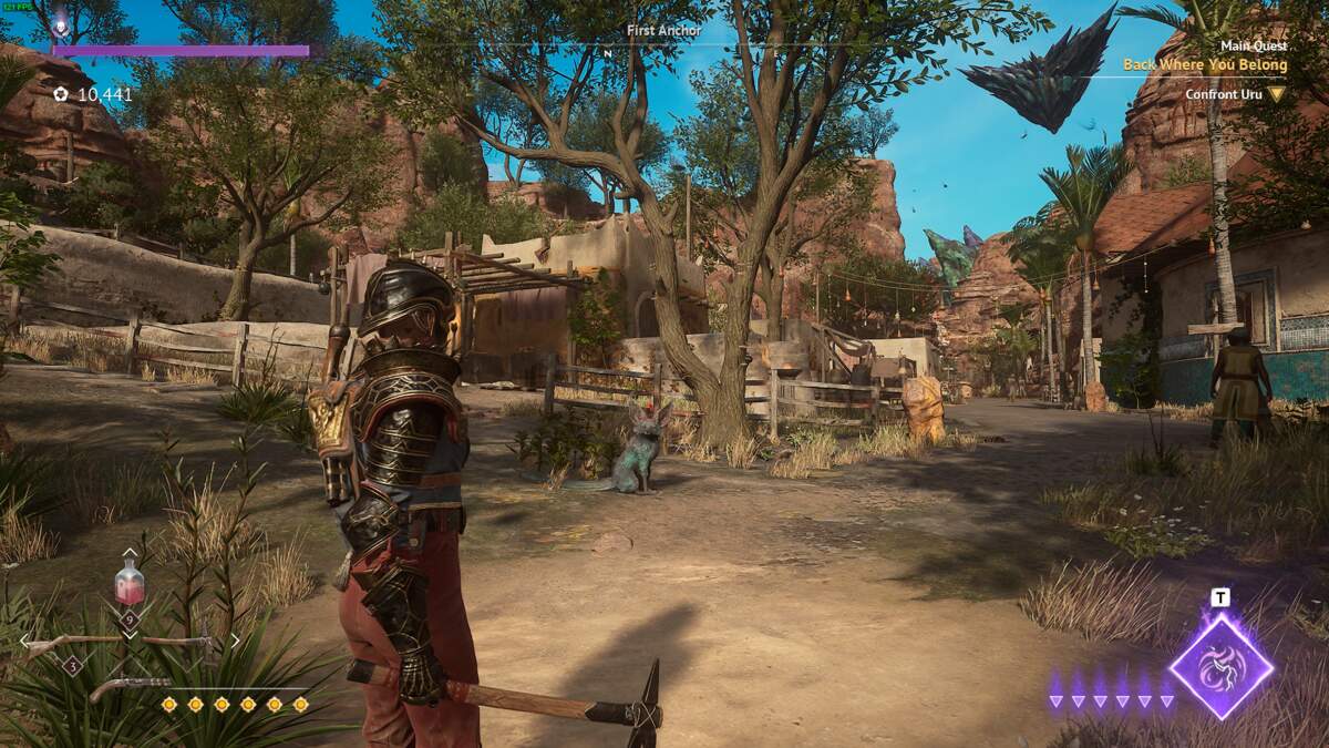 Flintlock The Siege of Dawn review: Nor exploring First Anchor in Wanderer's Rest.