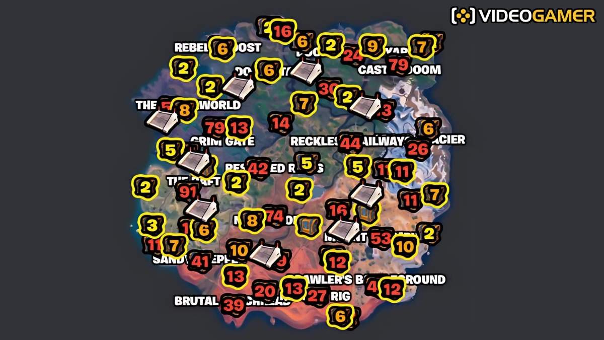 All Fortnite chest spawns