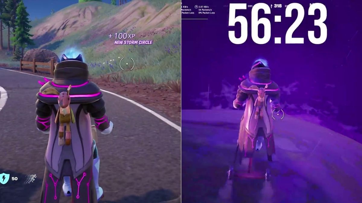 Fortnite player using Billy's Tricycle emote