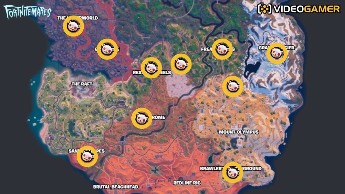 Jigsaw challenges map in Fortnite