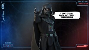 Fortnite Darth Vader chat bubble