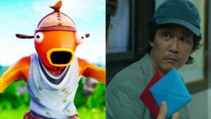 Fortnite Fishstick and Gi Hun Squid Game