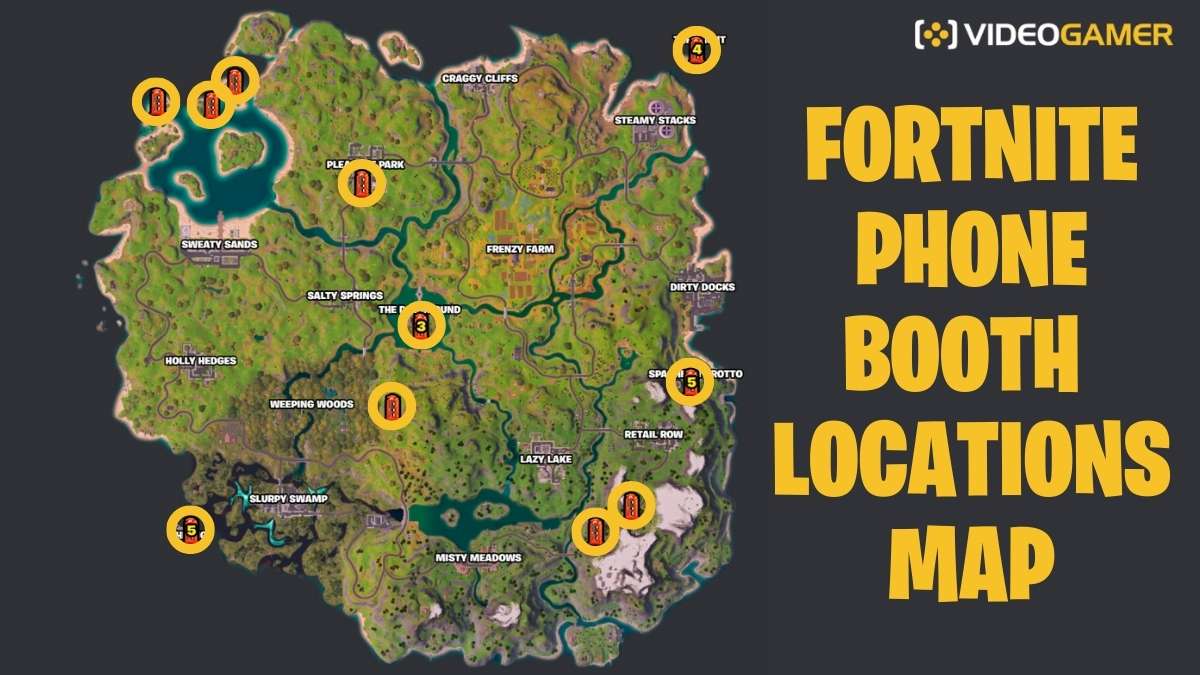 Fortnite Phone Booth map locations