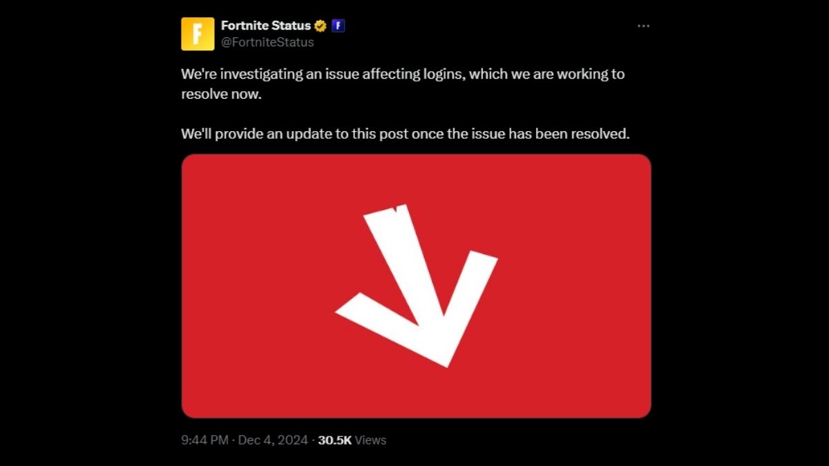 Fortnite Status in December 2024