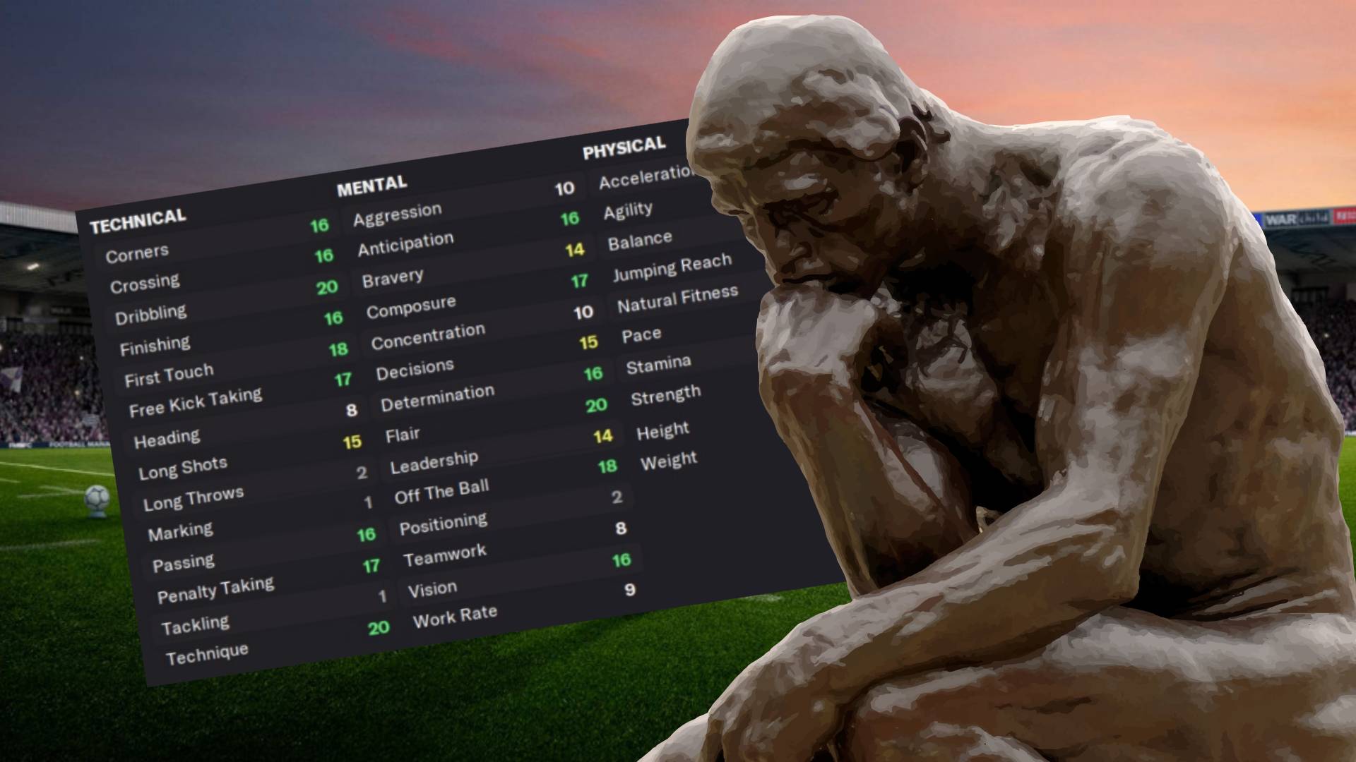 The most ESSENTIAL Football Manager attributes every player should prioritise