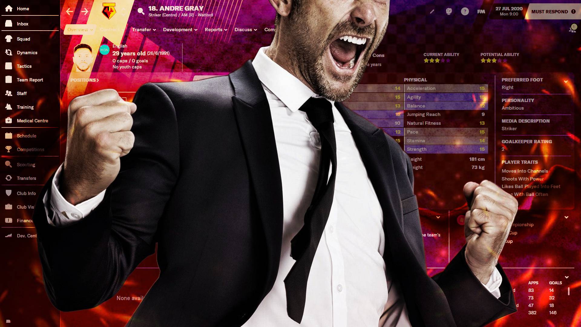 The attributes you DON’T need for each position on Football Manager