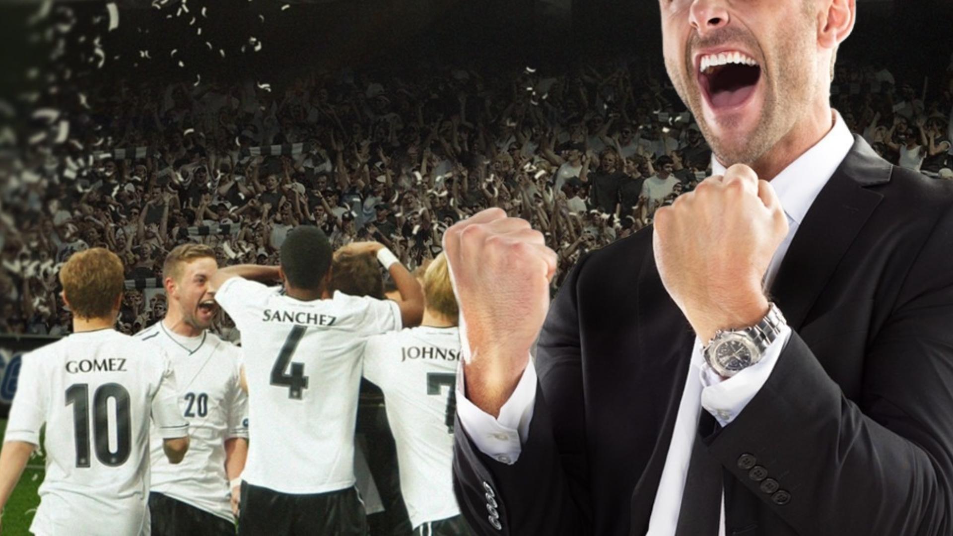 Football Manager keyart cheering