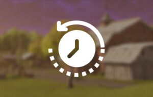 A farm with a clock in front of it, teasing a return to Chapter 1 in Fortnite.