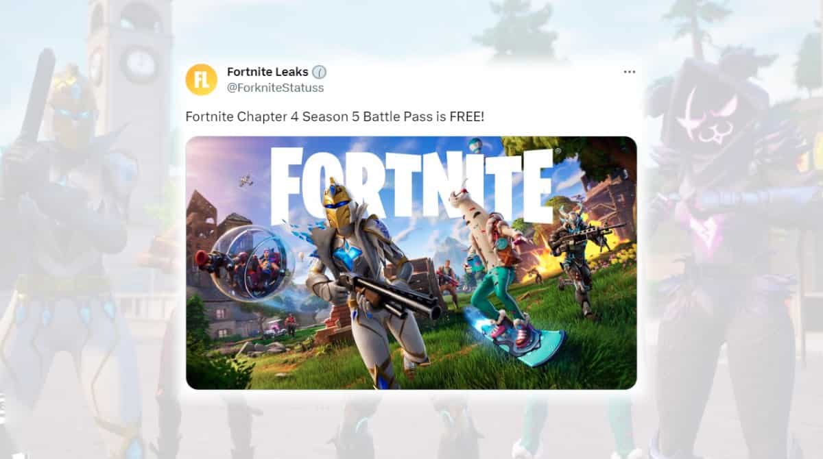 Is Fortnite Season 5 Battle Pass free? Viral tweet explained