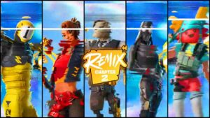 Fortnite Battle Pass skins in Chapter 2 remix