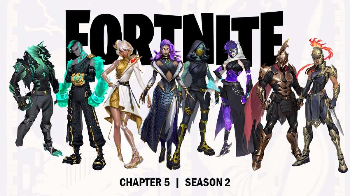 Fortnite Chapter 1 Season 2 reveals lineup of Battle Pass skins.