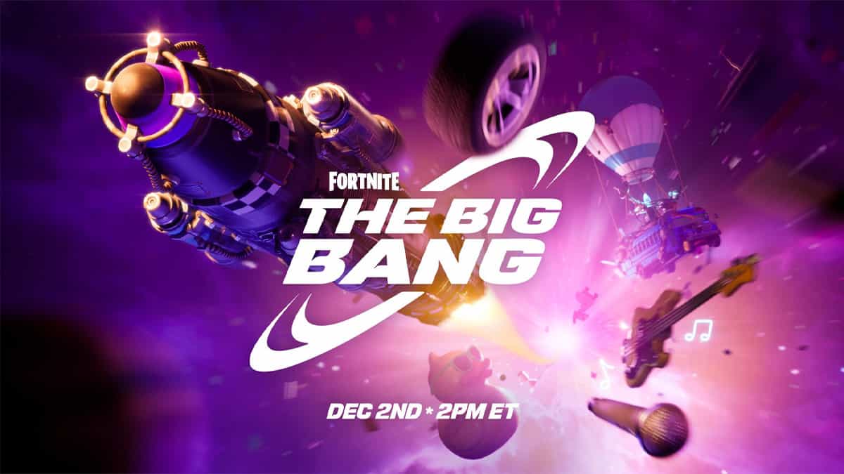 Fortnite: The Big Bang live event start date and time for every region