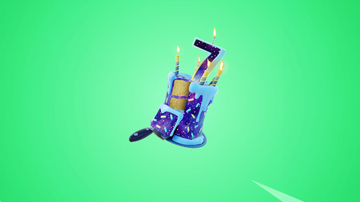 Fortnite birthday cake