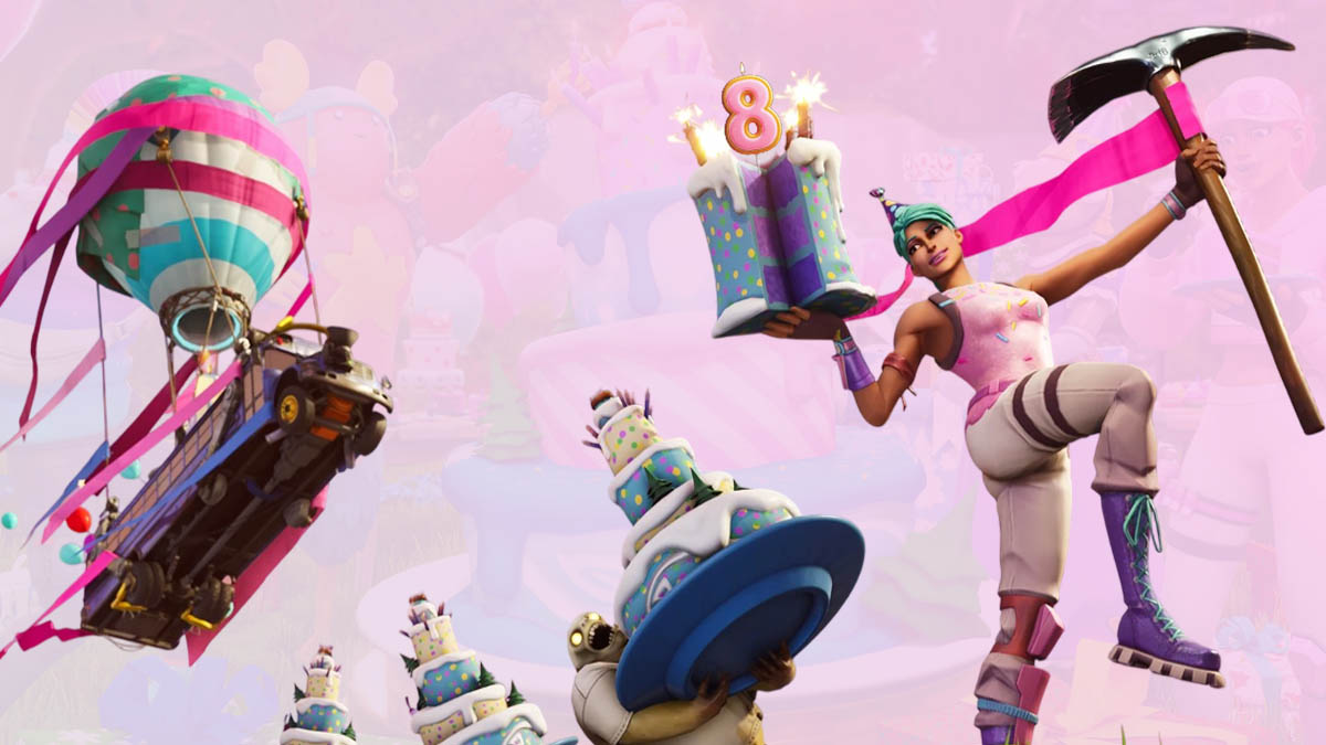 Fortnite birthday celebration