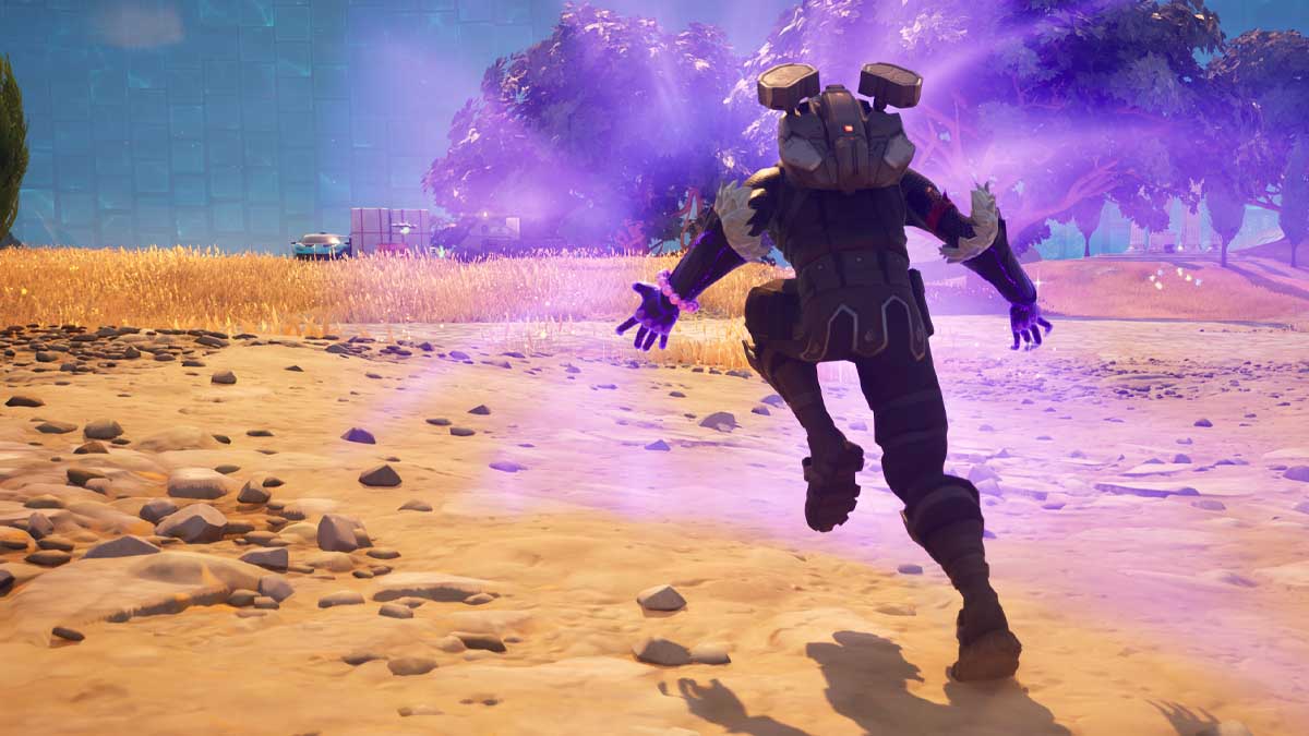 Black Knight using Shuri's Claws in Fortnite