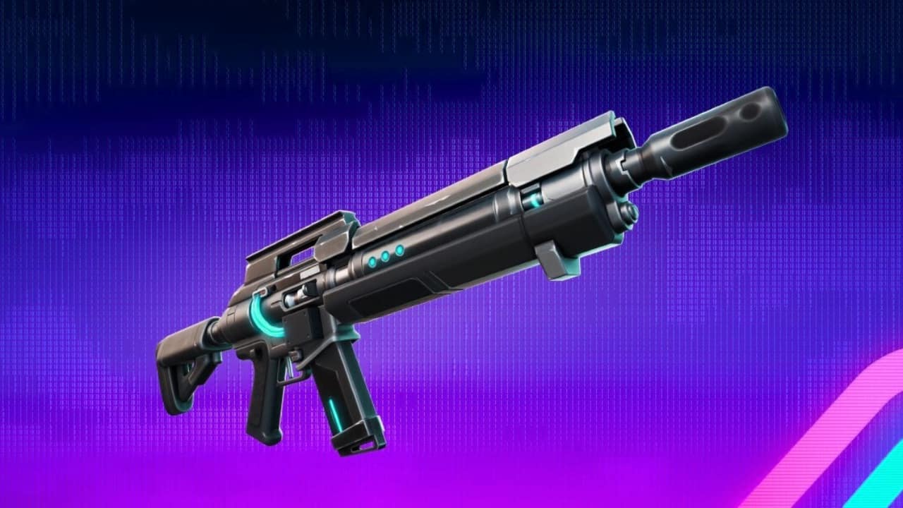 Fortnite Chapter 4 Season 4 release date: A promotional image of a rifle weapon.