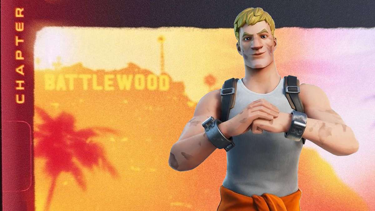 Jonesy on a Fortnite Chapter 7 map